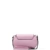 Kožená crossbody kabelka Clio růžová