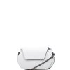 Kožená crossbody kabelka Clio bílá