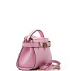 Kožená kabelka Camerona růžová