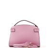 Kožená kabelka Camerona růžová