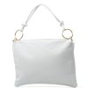 Kožená kabelka Stela bílá