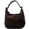 Kožená kabelka Imma tmavě hnědá
