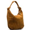 Kožená kabelka Imma koňakově hnědá
