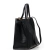 Kožená kabelka Tosca černá