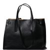Kožená kabelka Tosca černá