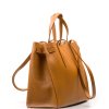 Kožená kabelka Tosca koňakově hnědá