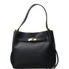 Kožená kabelka Fatin černá
