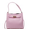 Kožená kabelka Fatin růžová