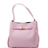 Kožená kabelka Fatin růžová
