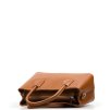 Kožená kabelka Gioia koňakově hnědá