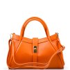 Kožená kabelka Sydney oranžová