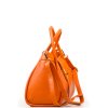 Kožená kabelka Sydney oranžová