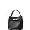 Kožená kabelka Carina černá
