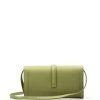 Kožená kabelka Haidi zelená