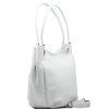 Kožená kabelka Kristy bílá