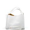 Kožená kabelka Debora bílá