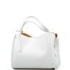 Kožená kabelka Debora bílá