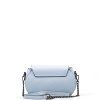 Kožená crossbody kabelka Clio světle modrá