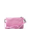 Kožená mini kabelka Bonita růžová