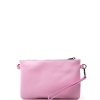 Kožená mini kabelka Bonita růžová