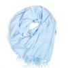 Dámská pašmínová šála světle modrá