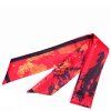 Dámský úzký šátek do vlasů červený