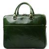Kožená pracovní taška Onda zelená