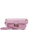 Kožená crossbody kabelka Diana růžová