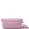 Kožená crossbody kabelka Diana růžová