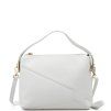 Kožená kabelka Licia bílá