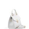 Kožená kabelka Aletta bílá