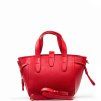 Kožená kabelka Rocca červená