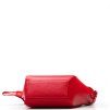 Kožená kabelka Rocca červená