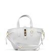 Kožená kabelka Rocca bílá