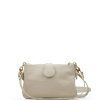 Kožená kabelka Lane béžová