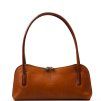 Kožená kabelka Danila koňakově hnědá