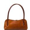 Kožená kabelka Danila koňakově hnědá