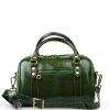 Kožená kabelka Sharon zelená
