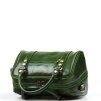 Kožená kabelka Sharon zelená