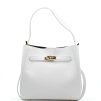 Kožená kabelka Fatin bílá