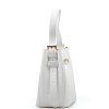 Kožená kabelka Fatin bílá