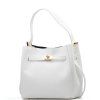 Kožená kabelka Fatin bílá