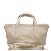 Kožená kabelka Raquel béžová