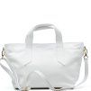 Kožená kabelka Raquel bílá