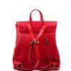 Kožený batůžek Zavia červený