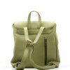 Kožený batůžek Zavia zelený