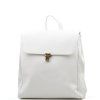 Kožený batůžek Zavia bílý