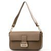 Kožená crossbody kabelka Diana fango