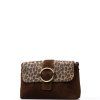 Kožená crossbody kabelka Doca hnědá