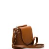 Kožená crossbody kabelka Otilia koňakově hnědá